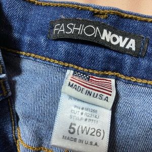Fashion nova high waisted ripped jeans
